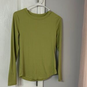 No Boundaries Sage Green Long Sleeve Top
